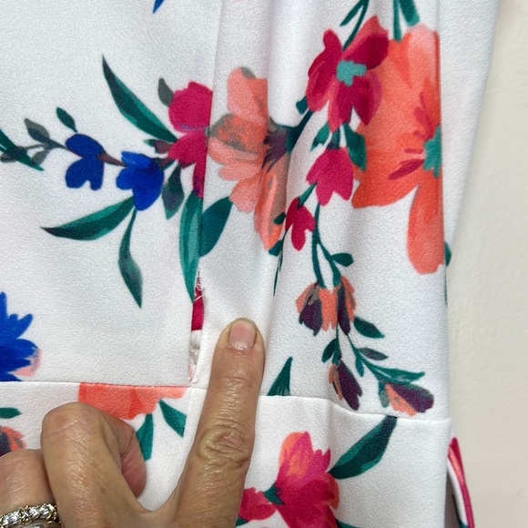 Calvin Klein Red and Pink Sleeveless Maxi Dress - Picture 15 of 15